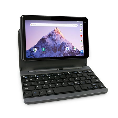 RCA Voyager 7" 16GB Tablet with Keyboard Case - Android 8.1, Charcoal