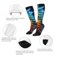 thumbnail image 6 of Lsque Yellow Fish Seahorse Printed Crew Socks Men's Women's LightWeight Thin Casual Calf Socks ,Knee High Socks,Cotton Socks, 6 of 9