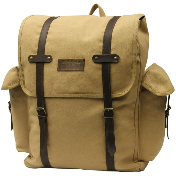 World Famous Frobisher Canvas Daypack - Khaki
