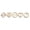 Golden, variant on 5 Packs Scarf Rings,Multi-Style Rhinestone & Pearl Shirt Clips for Women
