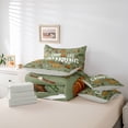 thumbnail image 6 of Catabedysis Retro Camping 7 Pieces Full Size Bedding Sets,Camp Life Print Full Size Bed in a Bag For Boys,Green,Light Gray Reversible, 6 of 7