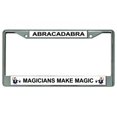 thumbnail image 1 of Magicians Make Magic Chrome License Plate Frame, 1 of 1