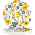 thumbnail image 1 of SPEKSEE Yellow Small Flowers Print Ceramic Car Interior Coasters 2 Pack, Anti Slip 2.56 Inch Absorbent Cup Mat Interior Accessories Fit for Most Cars, 1 of 7