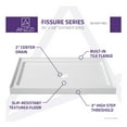 thumbnail image 4 of ANZZI Fissure Series Shower Base, Slip-Resistant 36 x 48 in. Shower Base in White, 4 of 9