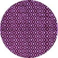 thumbnail image 1 of Ahgly Company Indoor Round Abstract Purple Modern Area Rugs, 7' Round, 1 of 4