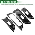 thumbnail image 5 of Unique Bargains Window Lift Switch Panel Trim Cover for Audi Q5L 2018-2023 Front Rear Car Door Window Control Button Interior Accessories Black Titanium Brushed, 5 of 6
