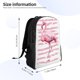 thumbnail image 4 of Disketp Flamingo Mochila Unisex de Apertura Lateral Completa, Mochila para Laptop para Escuela, Trabajo y Viajes, 4 of 8