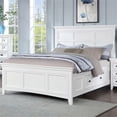 thumbnail image 2 of Furniture of America Ender Platform Wood 2-Drawer King Bed in White, 2 of 3