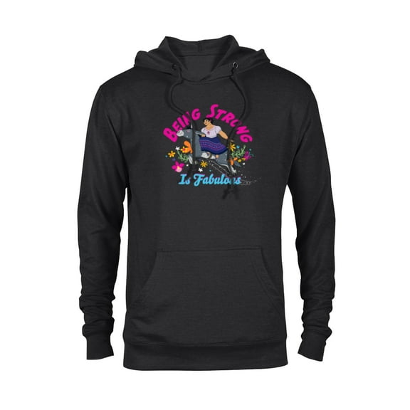 Disney Encanto Luisa Being Strong is Fabulous - Pullover Hoodie for Adults - Customized-Black