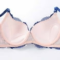 thumbnail image 5 of Ayfxijin Bras for Women,Women's Lace With Color Sexy Double Breasted Push Up Bra, 5 of 7