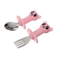 thumbnail image 4 of Miangastore Baby Tableware Pink 1 Set 4.13X1.18X0.79in Stainless Steel, 4 of 8