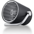 thumbnail image 1 of Ventilador USB pequeño ultra silencioso - Mini ventilador de mesa portátil con tecnología Turbo Wind (negro), 1 of 5