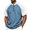 Light Blue, variant on Gaukiv Tees for Men Raglan Short Sleeve Golf Wear Breathable Lightweight Training Shirts Basic Tops Light Blue 2XL