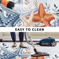 thumbnail image 4 of Orange Blue Starfish Coastal Outdoor Rug 5x7 Ft, Non Slip Washable Area Rug, Summer Beach Eucalyptus Patio Rugs Carpet Runner, Large Floor Mat for Indoor/Outdoor Deck Porch Camping, 4 of 8