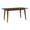 Brown Stain, variant on Linon Patty Mid Century Dining Table with Tapered Legs in Natural Brown Wood