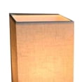 thumbnail image 2 of Table Light LED Solid Wood Stable Pedestal Modern Lampshade Night Lamp for Hotel Bedroom Button Switch/with LED Lamp/ Plug Type Square, 2 of 5