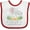 White and Red, variant on Inktastic I Am Fearfully and Wonderfully Made Cute Elephants Boys or Girls Baby Bib