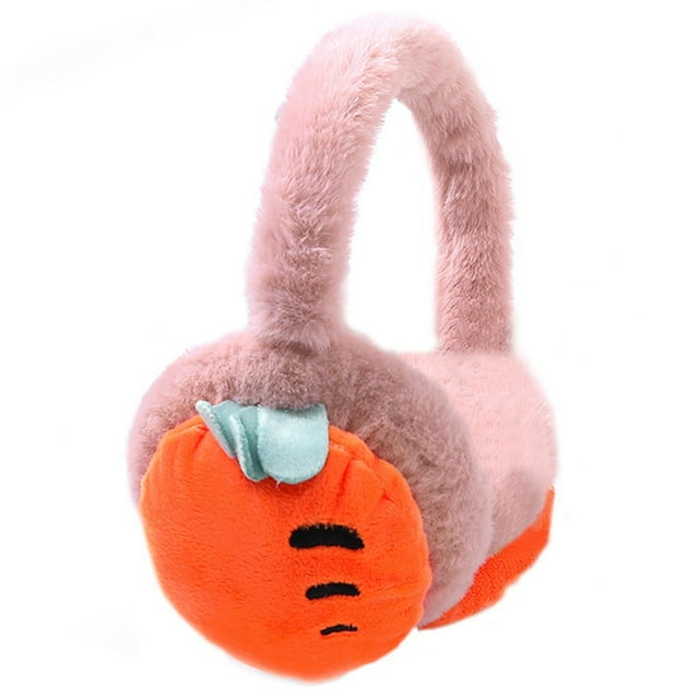 Cache-oreilles d'Hiver Mignon en Peluche, Protecteur et Duveteux, Cache-Oreilles Chauffe-Oreilles pour Enfants
