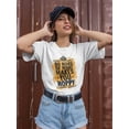 thumbnail image 2 of Do More Of What Makes You Hoppy  T-Shirt Women -Image by Shutterstock, Female x-Large, 2 of 4