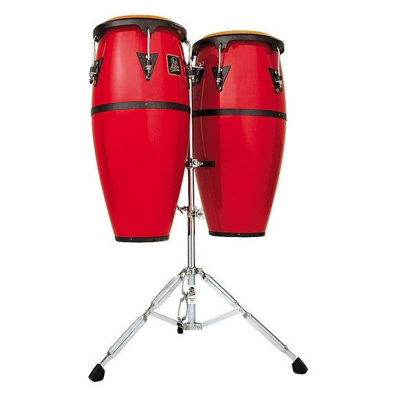 LP Aspire Conga Set with Black Hardware Red Wood