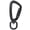 Black, variant on Heavy Duty Carabiner Clip Swivel Hook Auto Locking 360 Rotational Attachment for Pet Leash, Climbing and Camping / 3.5 inches / 9.0 cm Blue