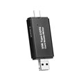 thumbnail image 2 of Lector de tarjetas USB Micro USB Tipo-C/OTG de alta velocidad Escritor TF SD, 2 of 8
