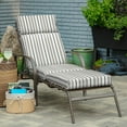 Better Homes & Gardens 72" x 21" Grey Stripe Rectangle Chaise Lounge