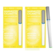 Harmless Cigarette,Original Lemon,Nicorette Alternative & Quit Smoking Aid,2pk