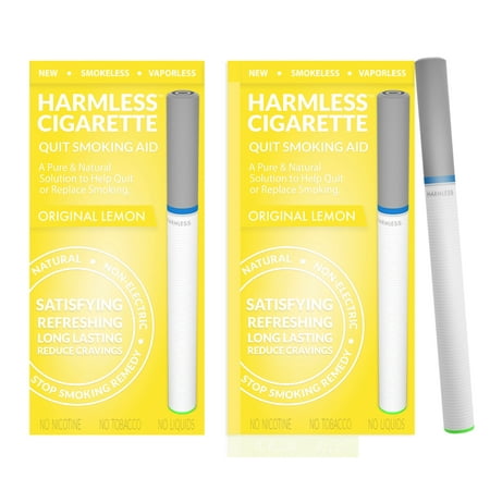 Harmless Cigarette,Original Lemon,Nicorette Alternative & Quit Smoking