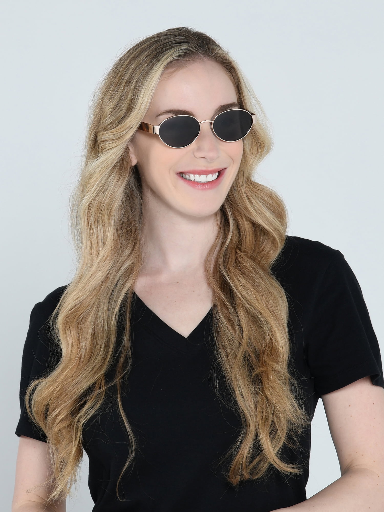 Foster Grant Tortoiseshell Oval Sunglasses