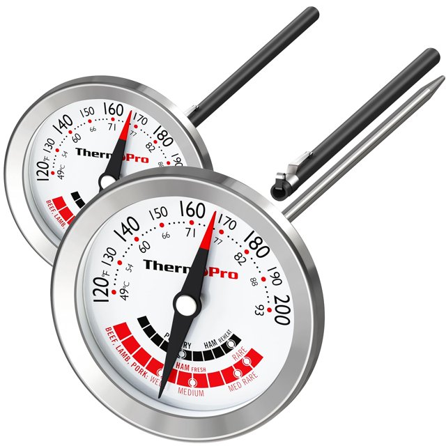 Termómetro para Carne ThermoPro APT200 2 unidades, Sonda de 13 cm, 5-200°F