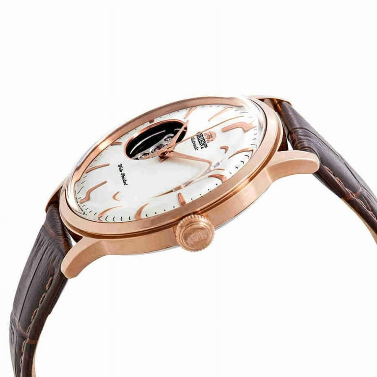 Orient Classic Open Heart Automatic White Dial Men s Watch RA AG0001S10B Walmart