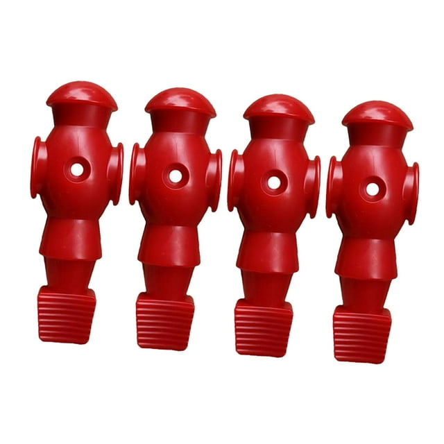 Almencla 4 Pcs Ballon de Soccer Gars Pièce de Rechange Soccer de Table Hommes Soccer Joueur de Table Rouge