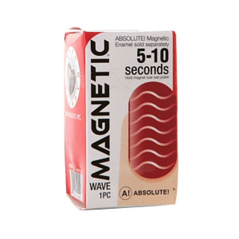 Absolute Magnetic Nail Polish Magnet Pattern Rings Chevron Design 2 Pack