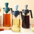 thumbnail image 2 of Glass Oil Bottle with Silicone Brush 2 in 1 Kitchen Utensil for Kitchen Baking, 2 of 7