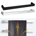 thumbnail image 3 of Electric Towel Rail Warmer 1 Bar Radiator Stand Wall Mount Bathroom Heated Rack Black, 3 of 5