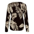 thumbnail image 5 of WXLWZYWL Trendy Sweatshirts For Women 2023 Women Classic And Winter Floral Print Crewneck Long Sleeve Loose Sweatshirt Tops, 5 of 5
