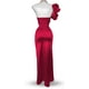 thumbnail image 3 of Vestido de graduación escote de corazón Rojo Unitalla, 3 of 3