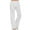 White, variant on SNKSDGM Women's Plus Wide Leg Sweatpants Women Tall 36 Inseam Dress Pants Women Petite Short Length Women's Pocket Solid Color Linen Fashion Drawstring Loose Casual Straight Leg Trousers