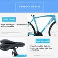 thumbnail image 6 of Adult Hybrid Bike 27 Speed Hybrid Bike Disc Brake 700C Road Bike for Men Women's City Bicycle, 90% Pre-Assembled, Multiple Colors, 6 of 7