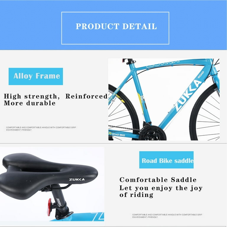 26 Inch Road Bike for Men and Women 700C Wheels Commuter Bicycle