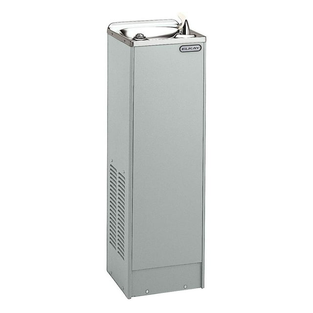 Elkay FD7003L1Z Space-ette Floor Mounted Drinking Fountain, Light Gray Granite