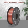 thumbnail image 2 of Filamento de impresora 3D PLA brillante de seda YOUSU 1 75 mm metálico dimensional, 2 of 8