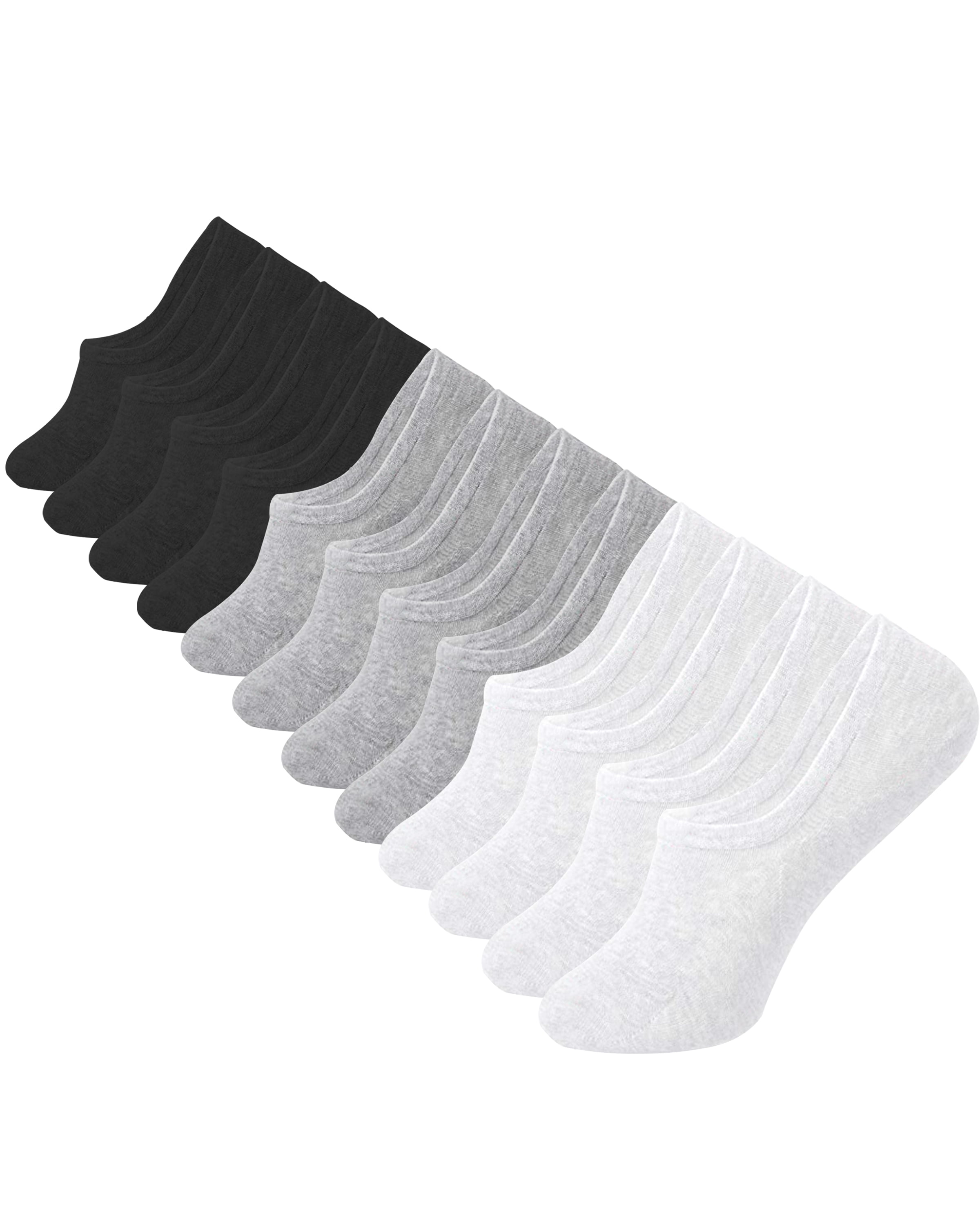 No Show Socks Womens, 6 Pairs Ankle Socks for Women Size 610