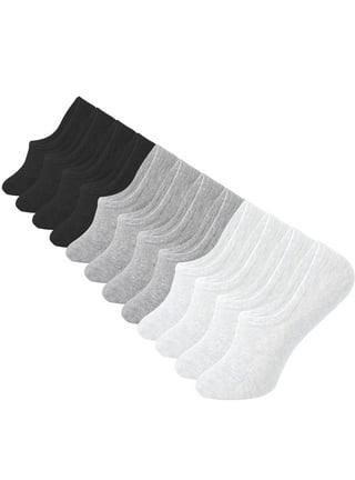 Cotton Crew Socks for Women White 3 Pairs Size 9-11