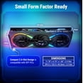 thumbnail image 5 of PNY NVIDIA GeForce RTX™ 5060 Ti Epic-X™ ARGB OC Triple Fan, Graphics Card 8GB GDDR7, SFF-Ready, 5 of 21