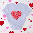 thumbnail image 1 of T-shirt Décontracté à Col Rond et Manches Courtes Imprimé Arbre de Noël pour Femmes, 1 of 1