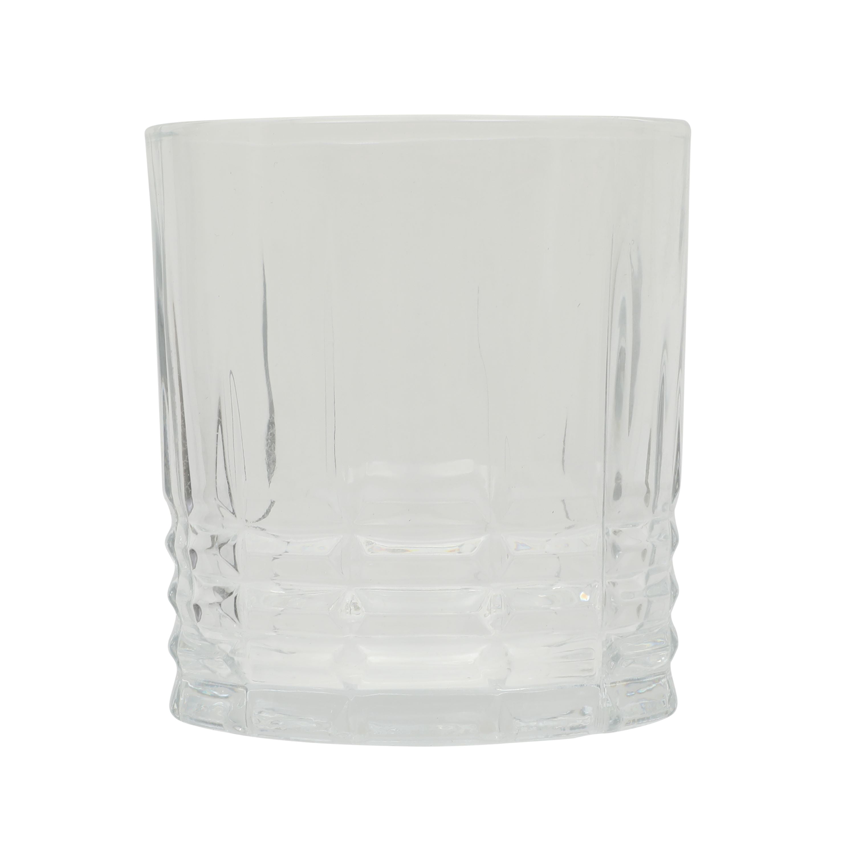 Martha Stewart Calista 11.5 oz Clear Double Old-Fashioned Glasses (Set of 8)