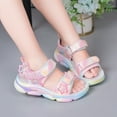 thumbnail image 2 of Xijirk Children Comfortable Thick Soled Sandals Fashionable Open Toe Cute Cartoon Princess Sandals,Size 3, 2 of 7