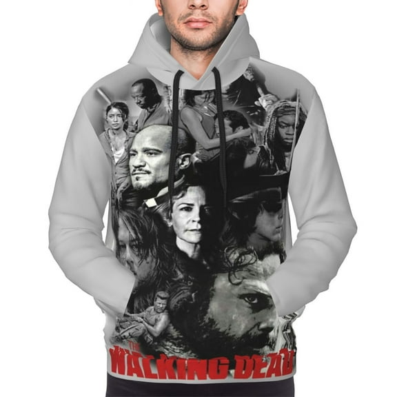 Unisex Men'S And Women'S Walking Dead Hoodies 3d Fashion Digital Print Cartoon Pullover Hooded Sweatshirts With Pockets